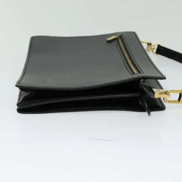 LOUIS VUITTON Epi Angian Shoulder Bag 2way Black